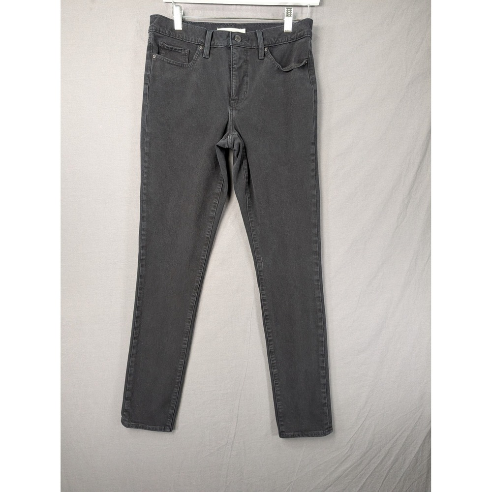Levis Premium 311‎ Shaping Skinny Jeans Black Womens 29 Stretch Mid Rise Denim